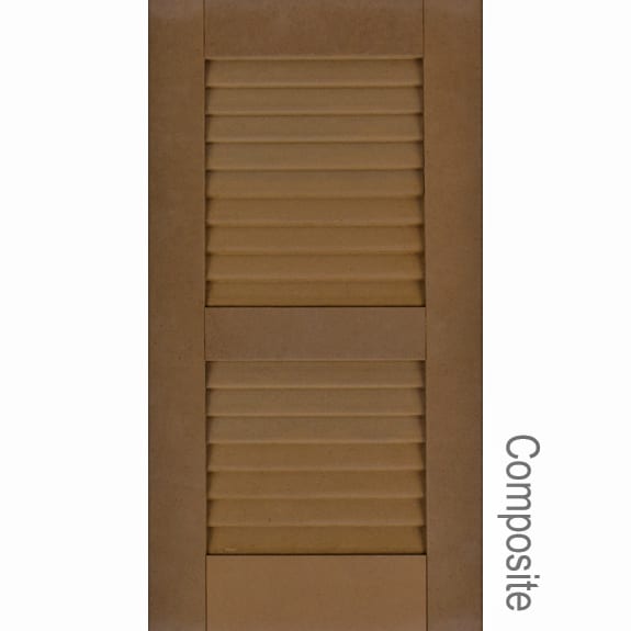 Louvered Composite Shutters Price and Order Outdoor Window Shutters