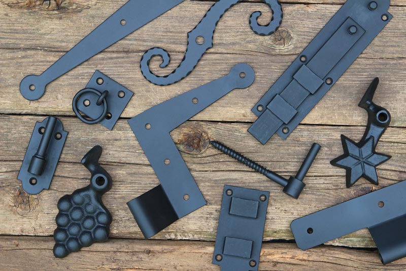 Exterior Shutter Hardware Including Hinges, Shutter Dogs, Pulls & Bolts