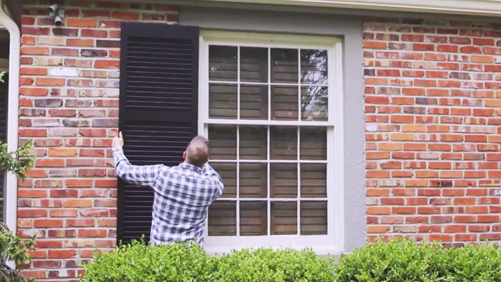How To Install Exterior Shutters Be Stationary On A House Window How To Install Exterior Shutters Be Stationary On A House Window