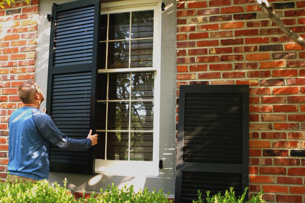 How To Install Exterior Shutters Be Functional On Brick Or Wood How To Install Exterior Shutters Be Functional On Brick Or Wood