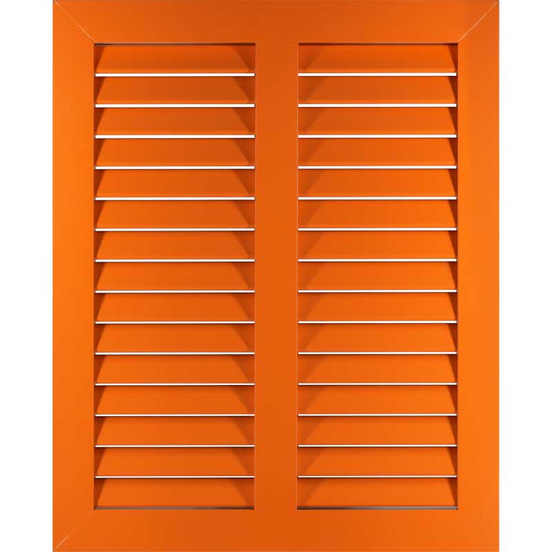 Outdoor Bahama decorative shutters with 1.5