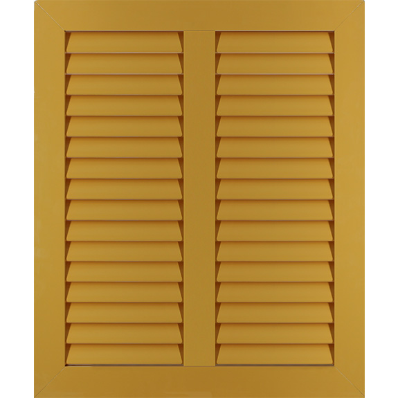 Aluminum bahama hurricane shutter designed for impact.