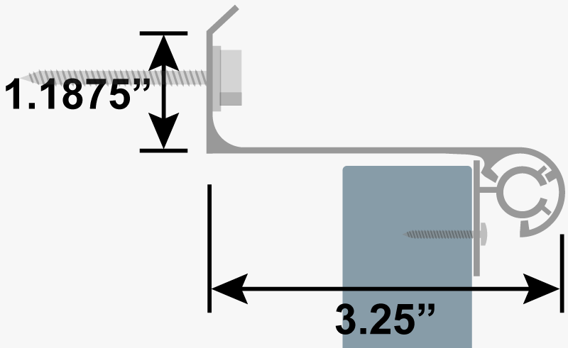 Deep Bahama hinge diagram for pvc shutters.